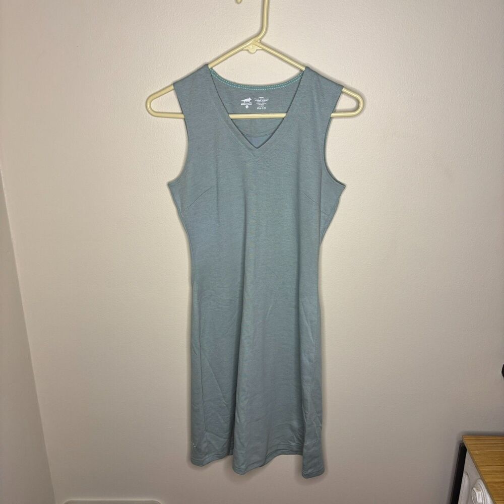 horney toad Rosemarie Sleeveless Dress blue green size small